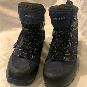 Lands' End Men's Black Hiking or Snow Boots